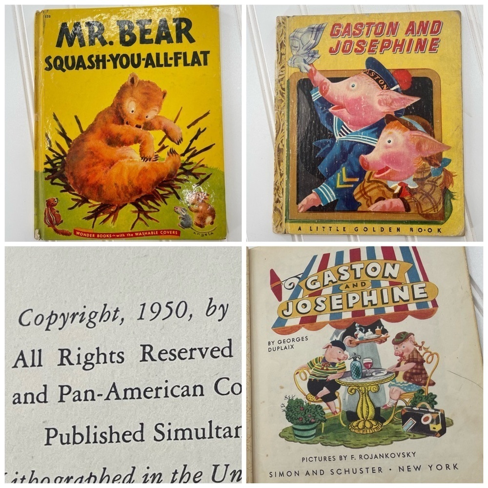 Vintage Rare Interesting Children’s Books Lot of Two